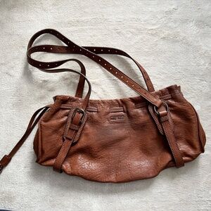 Authentic Vintage MIU MIU Cognac Brown Leather Bag